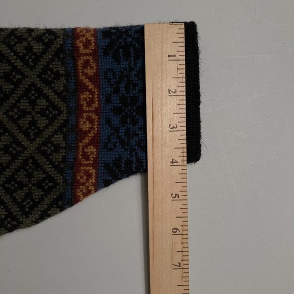 Norwear  vintage 100% Wool  Nordic  sweater tunic M women floral - Picture 10 of 11